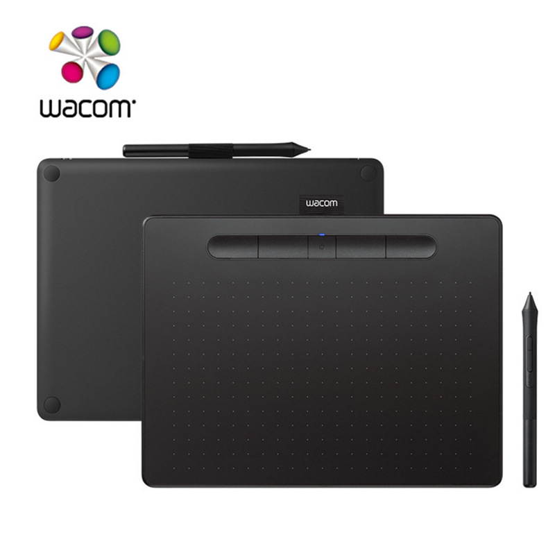 Wacom Intuos Medium CTL-6100 CTL-6100/K0 USB wired 2018 Model Pen Tablet New 264 x 200 x 8.8 mm