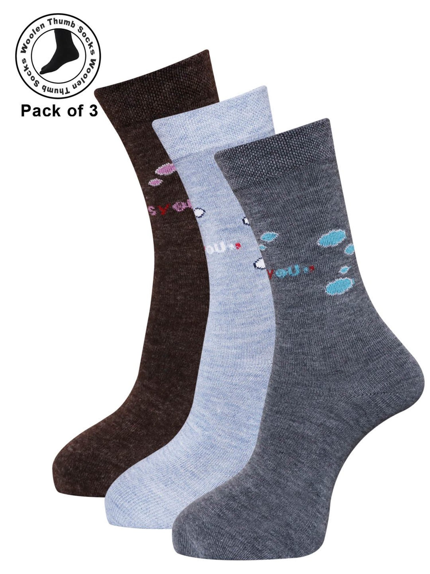 Dollar Assorted Socks - Pack of 3