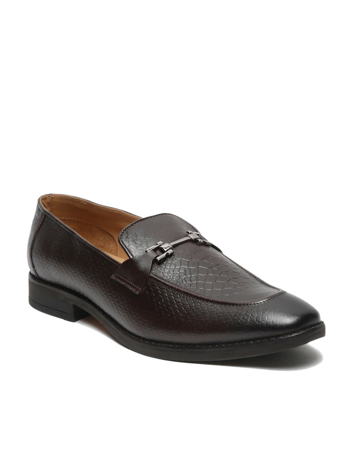 Teakwood Leathers Men's Brown Formal Loafers