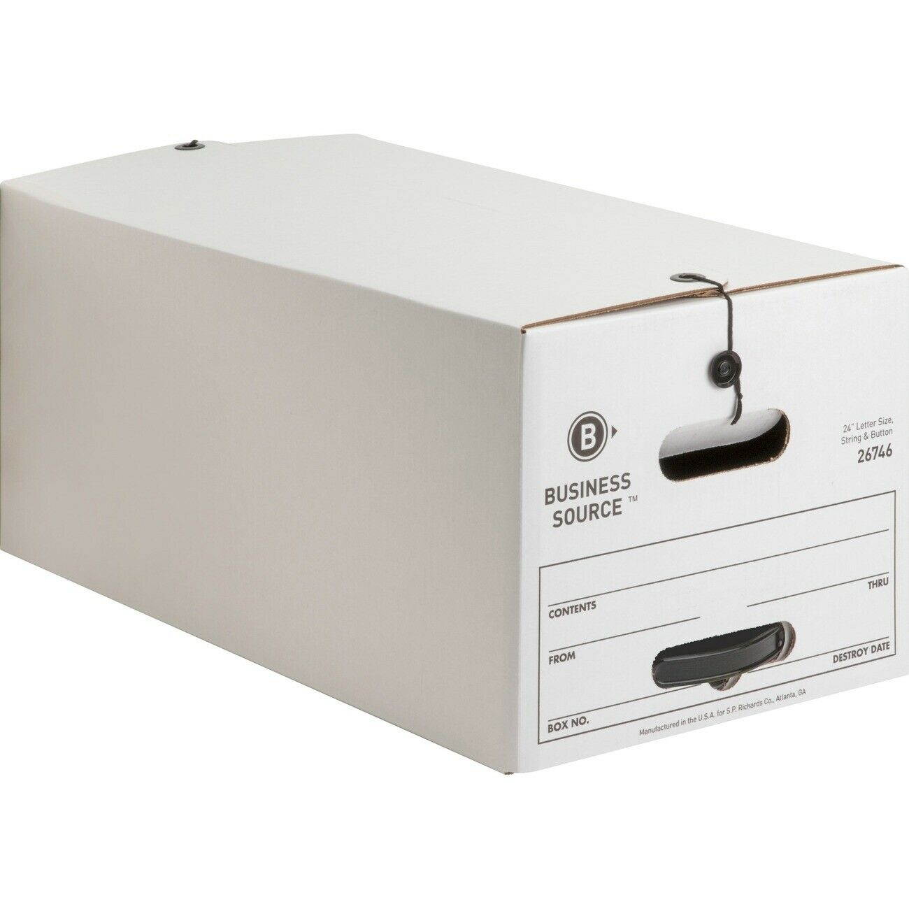 Business Source Medium Duty Letter-sz Storage Box (bsn-26746) (bsn26746)