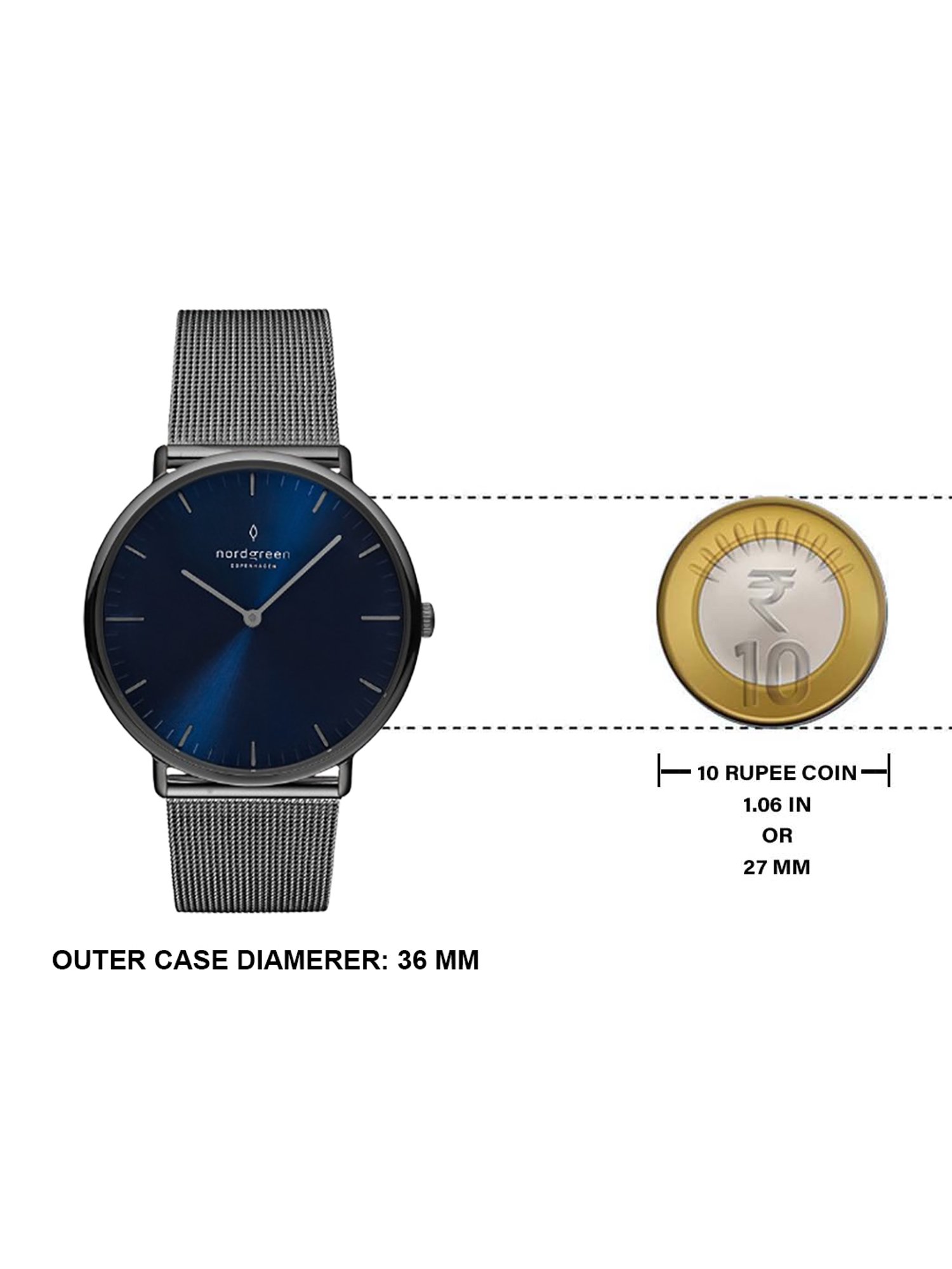 NORDGREEN NR36GMMEGUNA Native Unisex Analog Watch