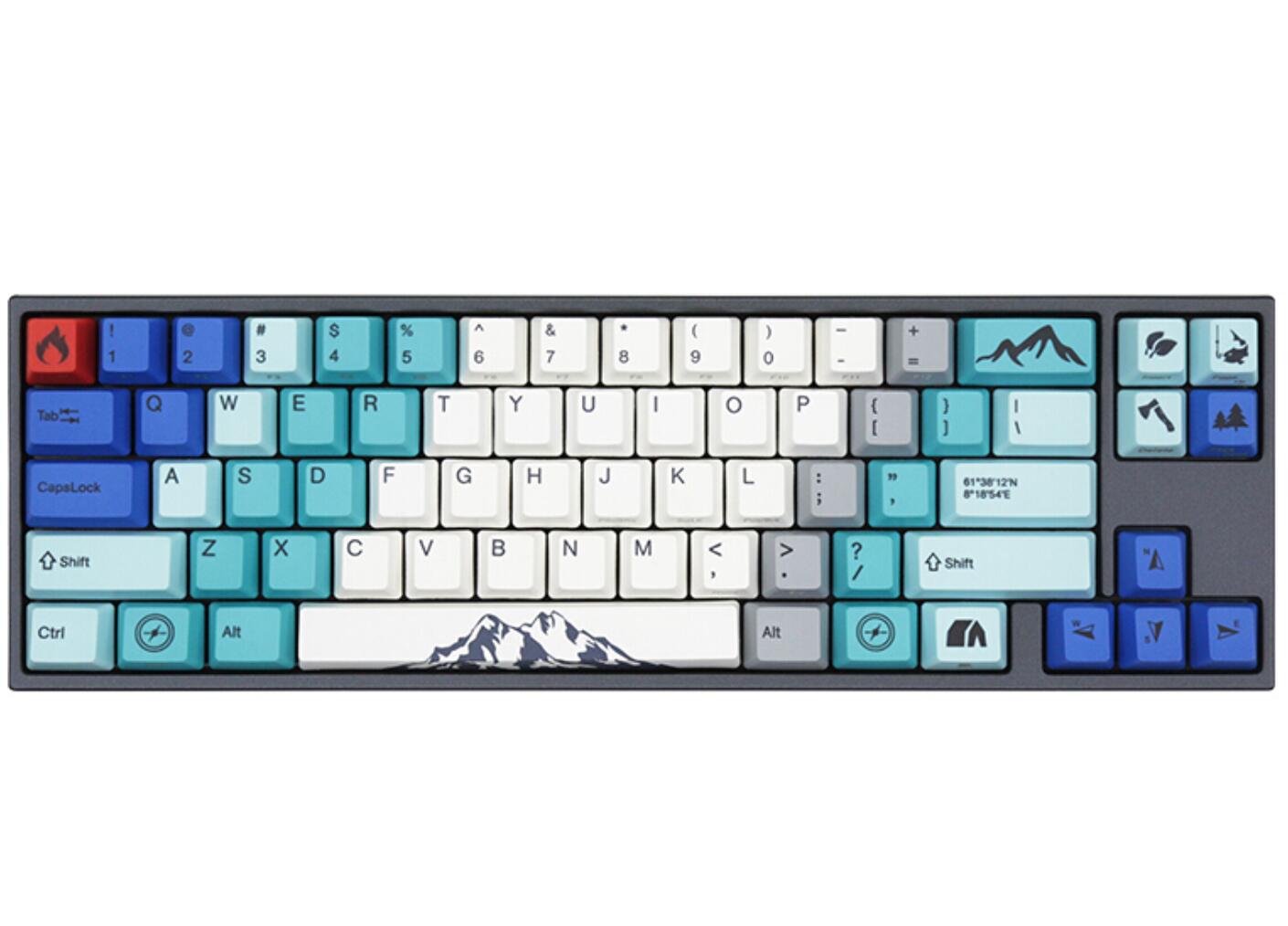 2, 60% Wired/Wireless Mechanical Keyboard (Kailh Box Brown Switch/White Case) - Full Keys Programmable - True RGB Backlit - Tap Arrow Keys - Double Shot PBT Keycaps - NKRO - 1900mAh Battery