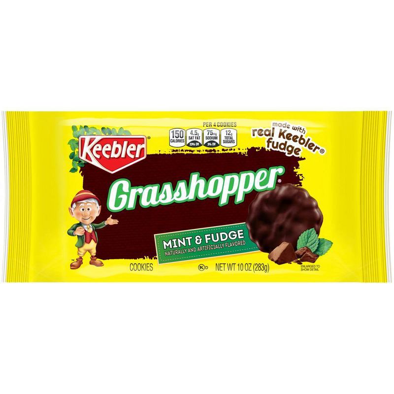Keebler Grasshopper Mint and Fudge Cookies - 10oz