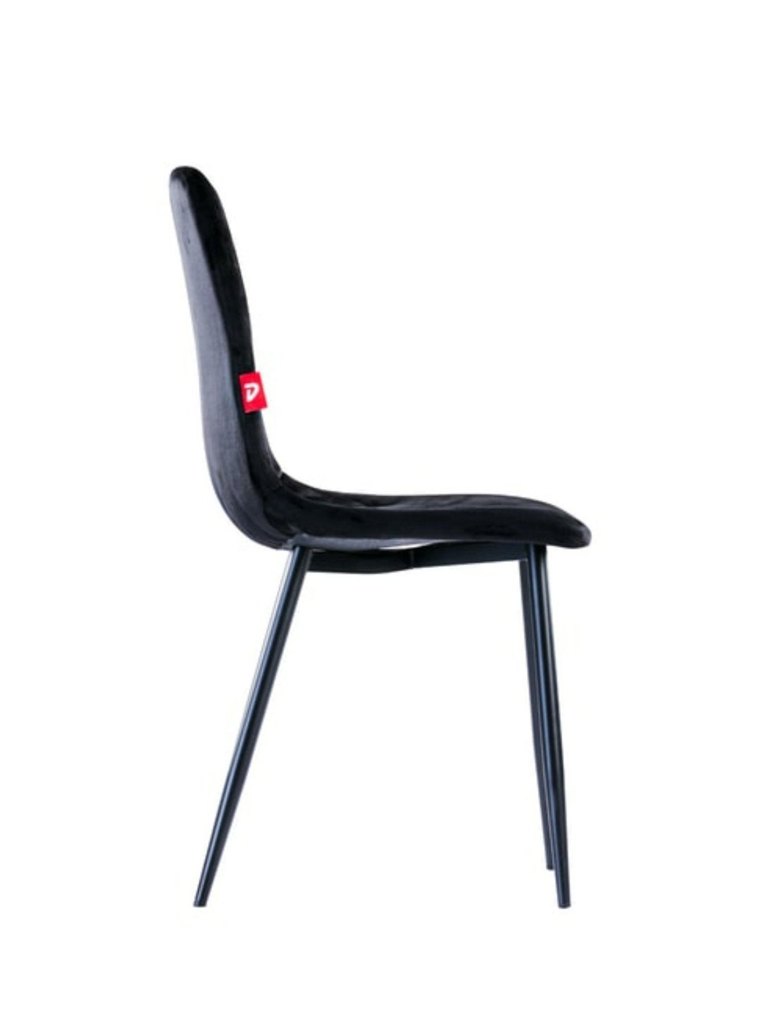 Durian Almora Black Fabric Dining Chair