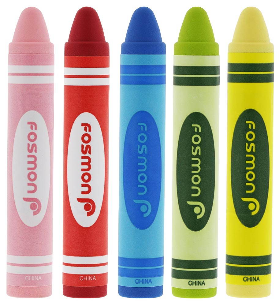 Fosmon YOUTH Series Children Capacitive Stylus for
  Smartphones and ablets - Green, Blue, Pink, Red, and
  Yellow - 5-Pack
