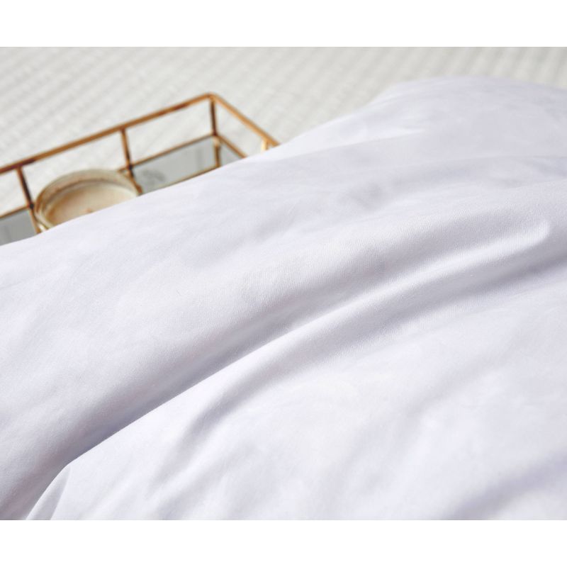 Feather Filled Euro Square Pillow White 2pk - Blue Ridge Home Fashions