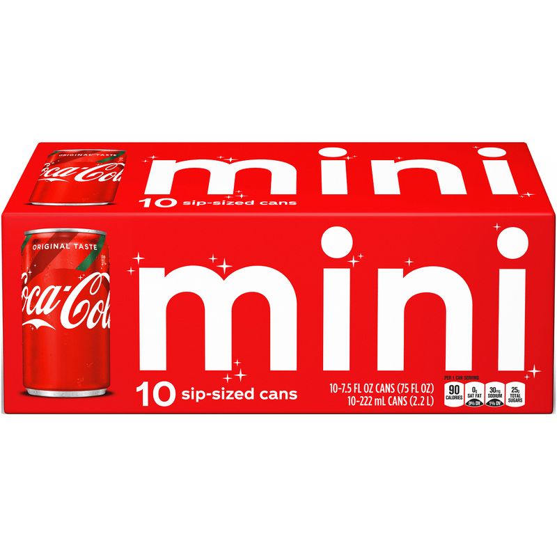 Coca-Cola - 10pk/7.5 fl oz Mini-Cans