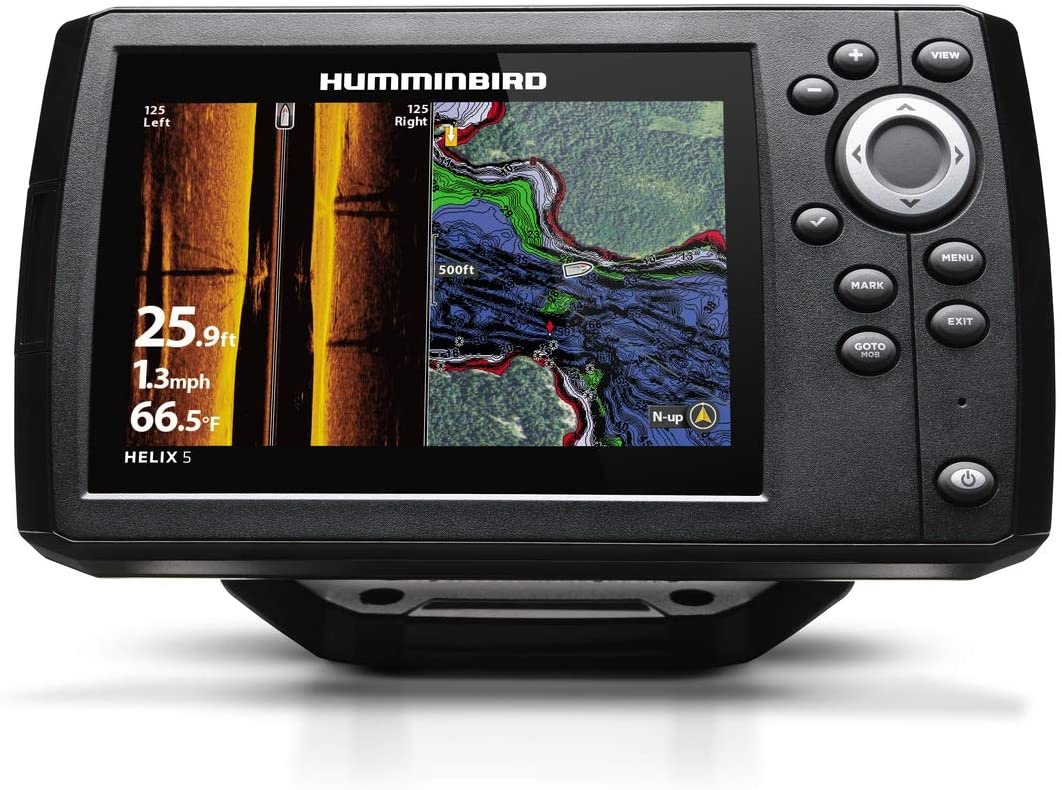 Humminbird 410230-1 HELIX 5 CHIRP SI GPS G2 Fish Finder, Black