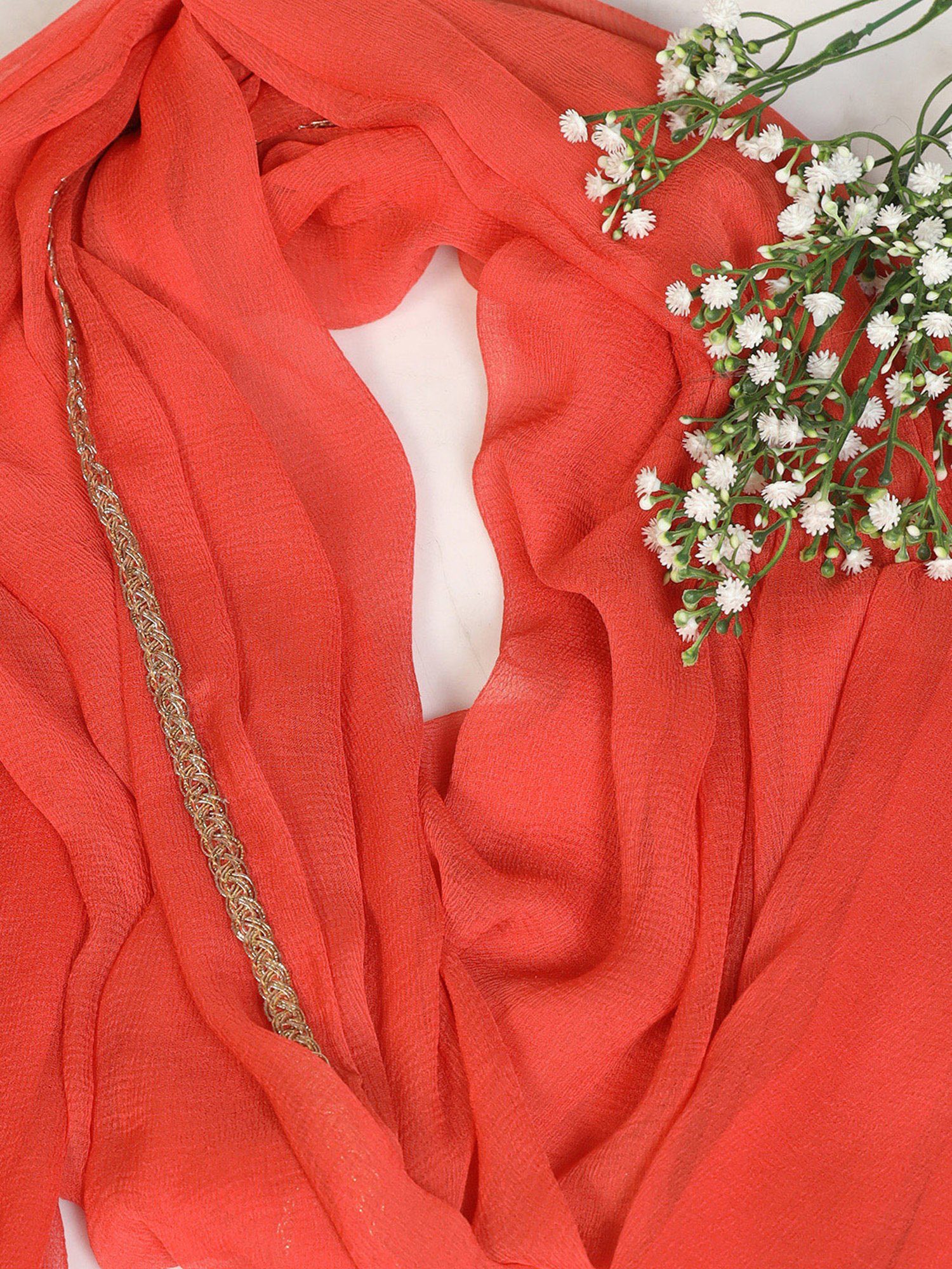 Mustard Orange Dupatta