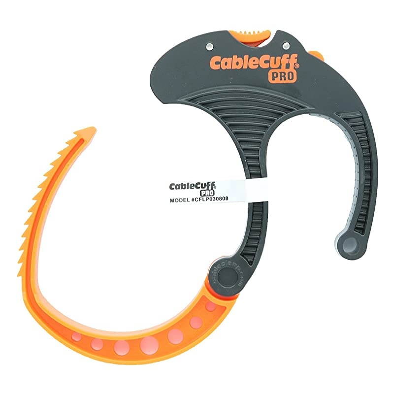 PRO (4 Pack: 4x Large 3 Inch Diameter) Adjustable, Reusable, Tie Replacements for Extension Cords or Electronics