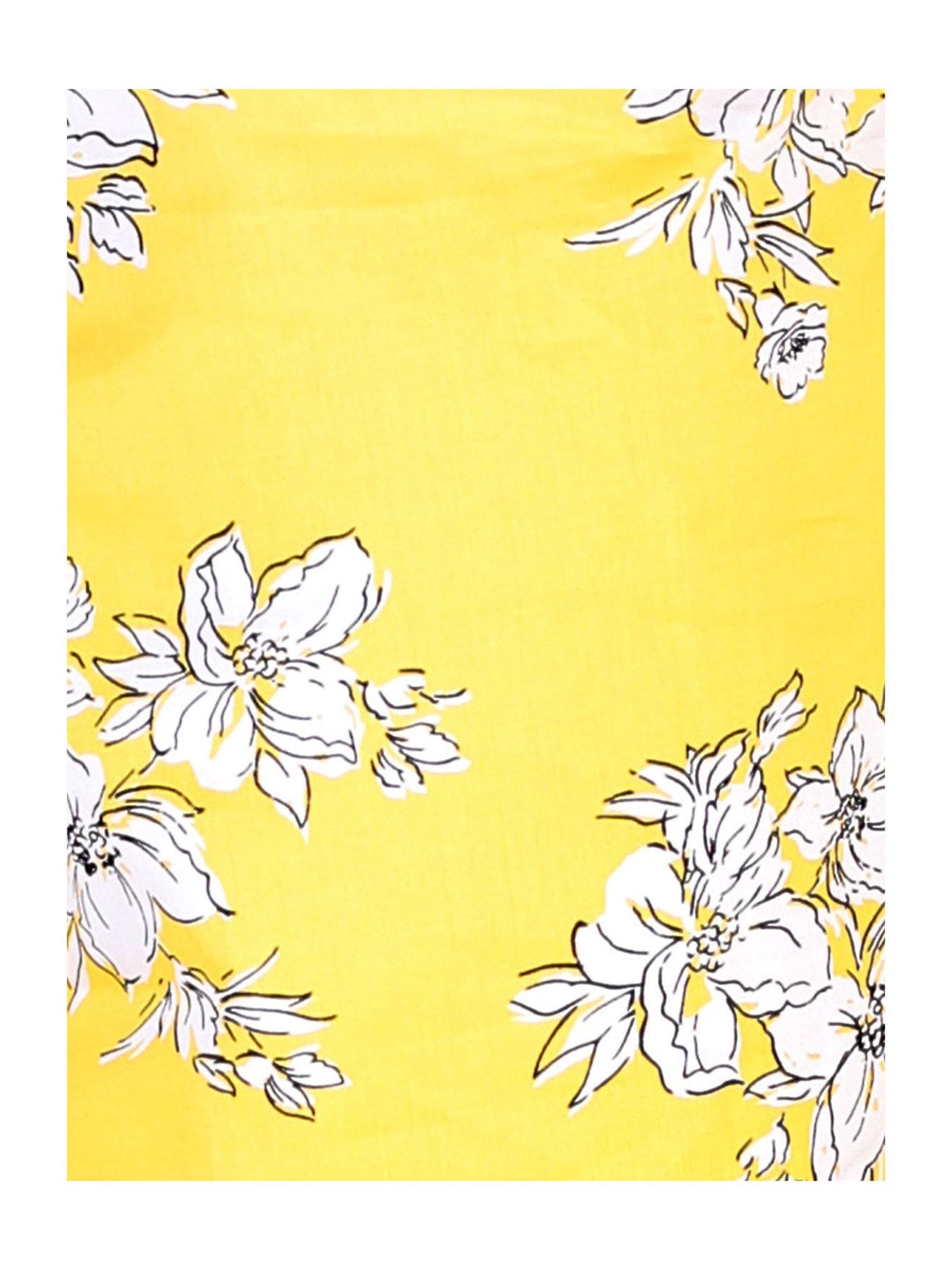 KidsDew Kids Yellow Floral Print Dress