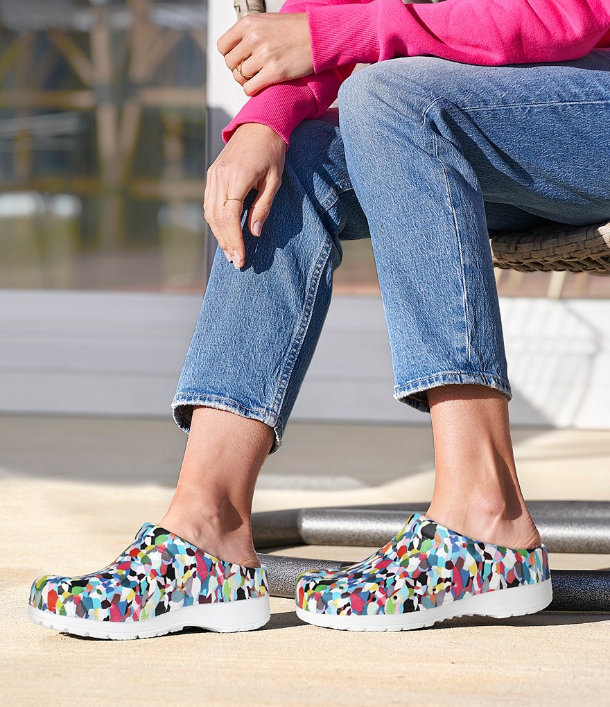 Dansko Kane Kaleidoscope Mule Clogs