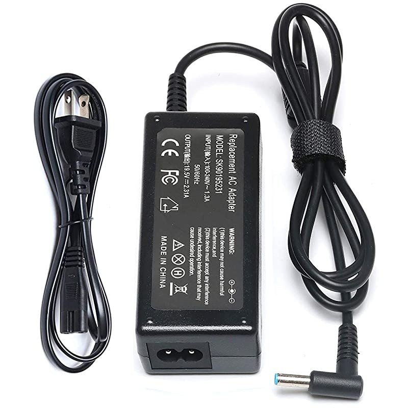 AC Adapter Laptop Charger Compatible for HP Notebook 15 Charger 15ay041wm 15ay011nr 15ay196nr 15ay191ms 15ay195nr 15ac121dx 15af131dx 15af113cl 15af123cl Notebook PC Power Supply Cord