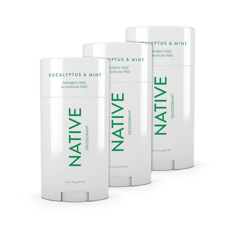 Native Eucalyptus & Mint Deodorant - 3pk/2.65oz