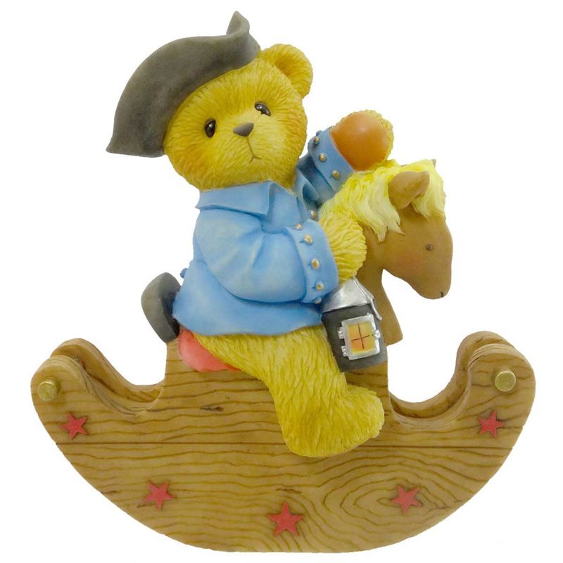 Cherished Teddies Paul Teddy Bear Lantern Horse  -  Decorative Figurines