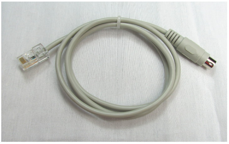 MFJ-5706MD Prewired Interface Cable for MFJ-1234, 6-Pin Mini-Din Data/Acc Port