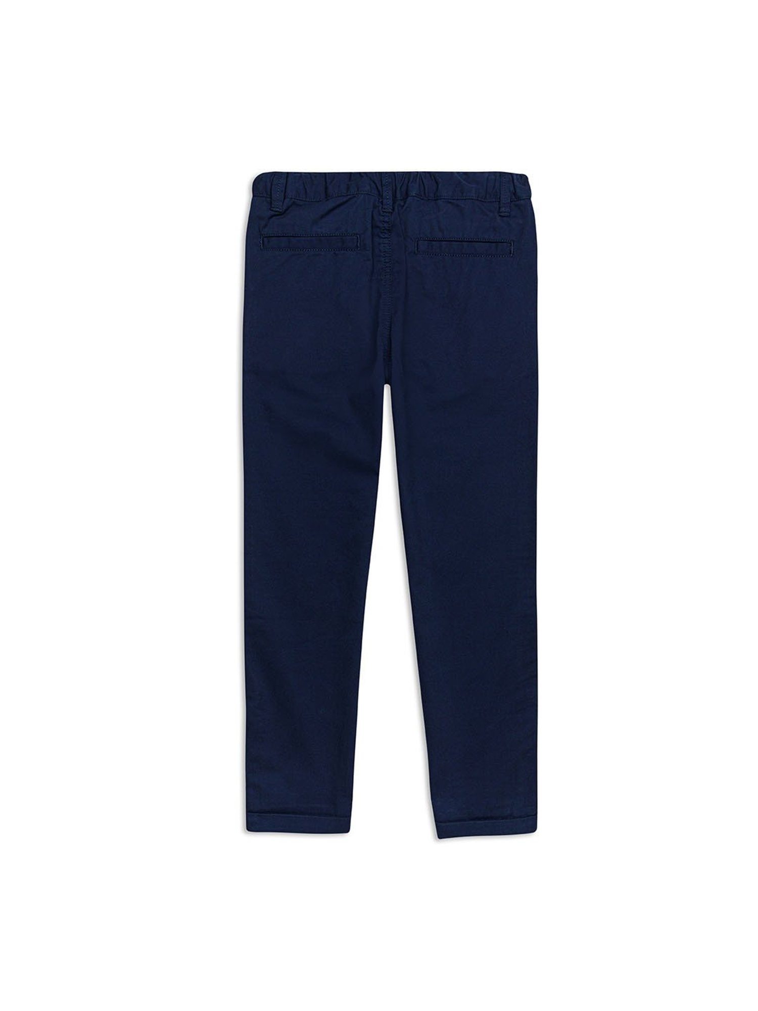 H by Hamleys Boys Navy Solid Trousers