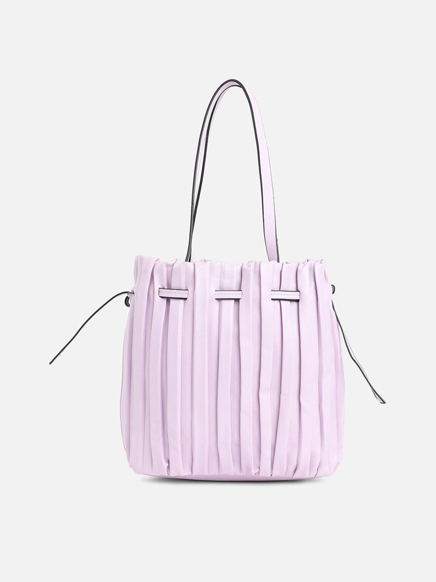 HauteSauce Purple Textured Medium Handheld Handbag