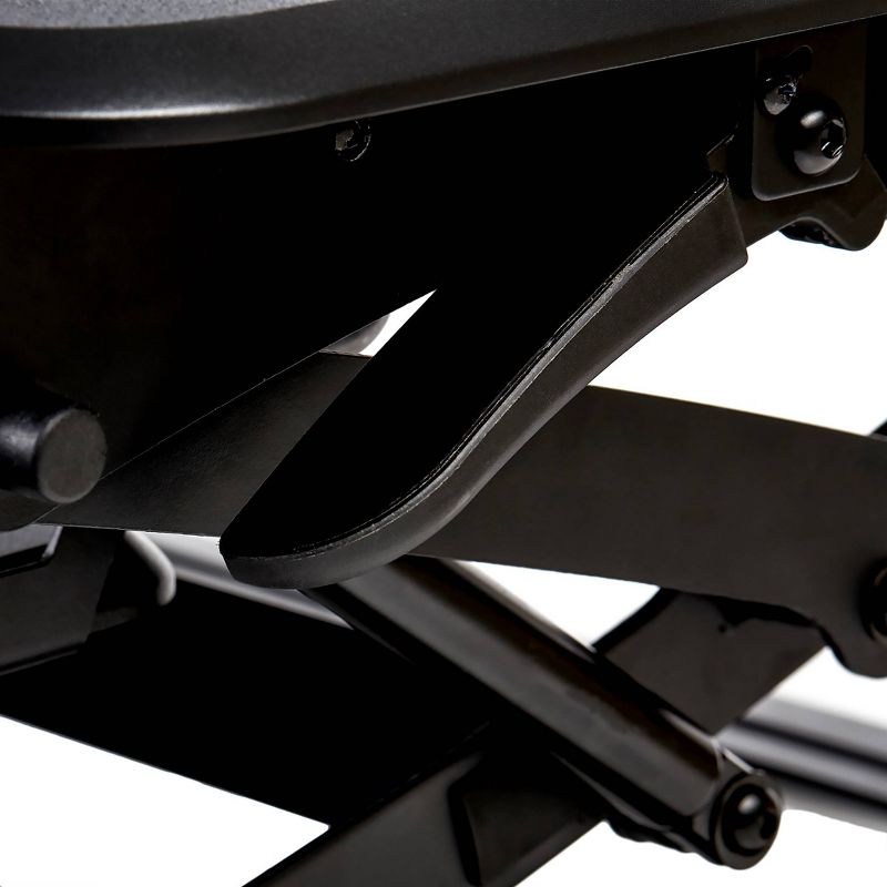 35.4" Airlift Adjustable Height Stand Up Laptop Desk Black - Seville Classics