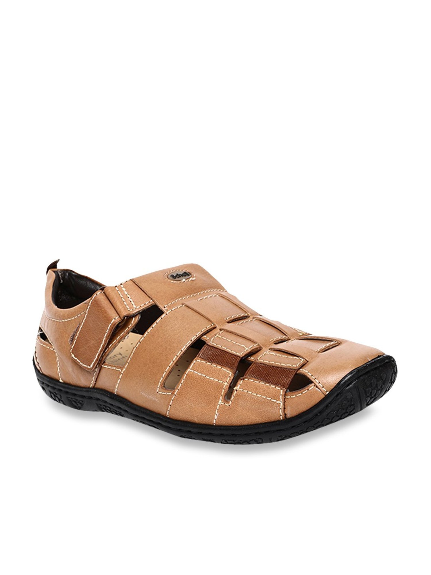 Scholl by Bata Men's Track Tan Fisherman Sandals