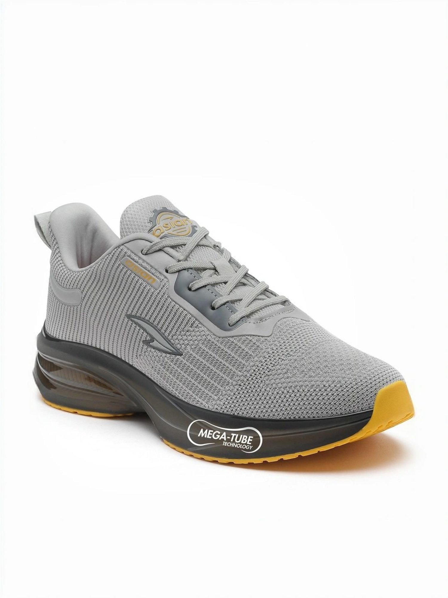 Asian Men's Grey Running Shoes