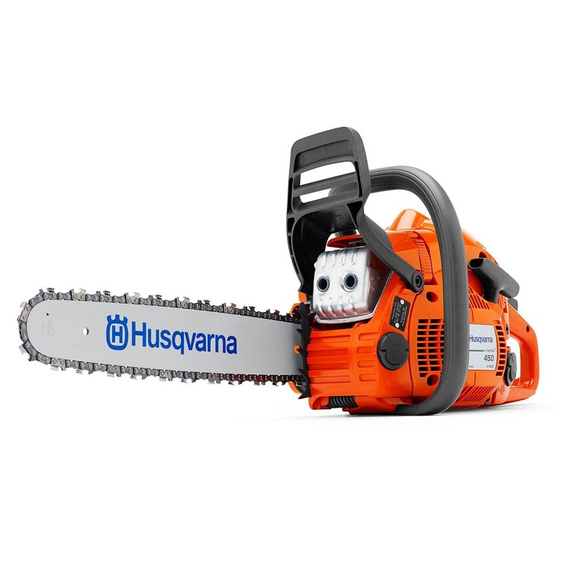 Husqvarna 450E E-Series 18" Smart Start 50.2cc 3.2HP Gas Powered X-Torq Chainsaw