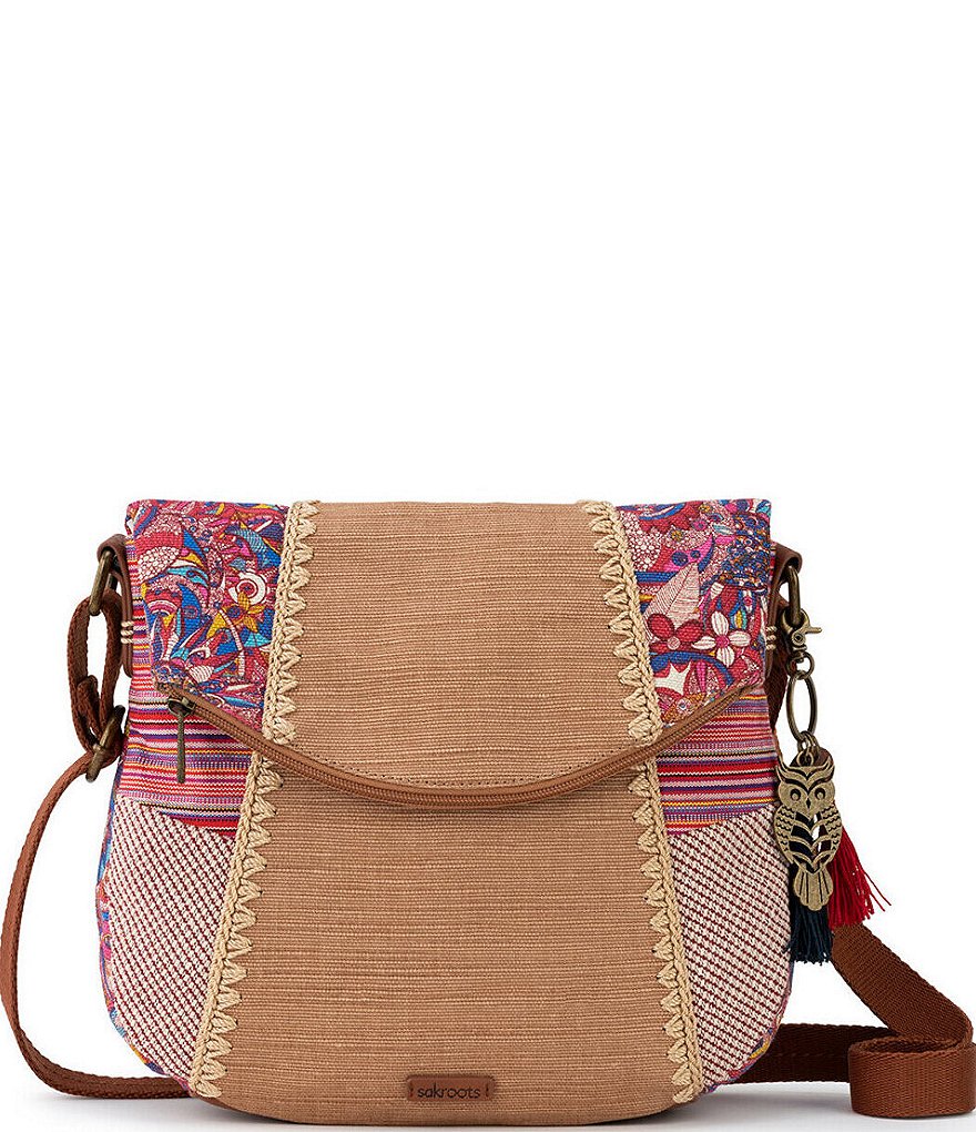 Sakroots Foldover Colorblock Crossbody Bag