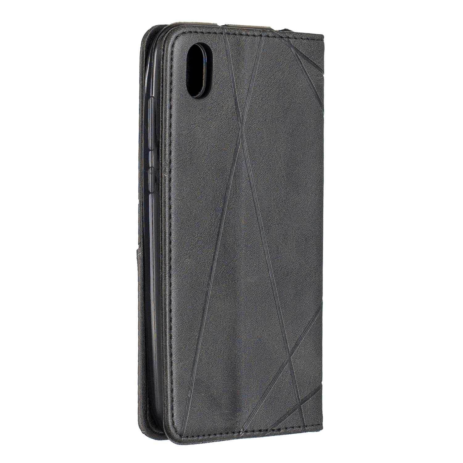 The Grafu Case for Huawei Honor 8S / Huawei Y5 2019, Anti Scratch PU Leather and Shockproof TPU Inner Cover, Magnetic Full Body Protective for Huawei Honor 8S / Huawei Y5 2019, Black