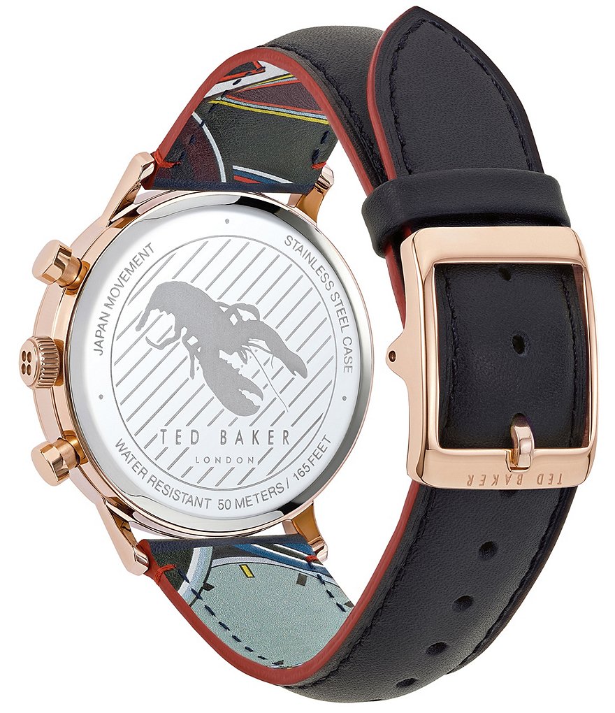 Ted Baker London Cosmop Black Chronograph Watch