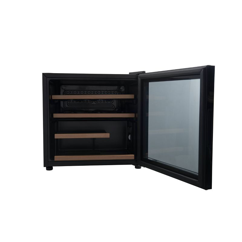 Whirlpool 15-Bottle 1.7cu ft Wine Refrigerator WHW16BKMSW