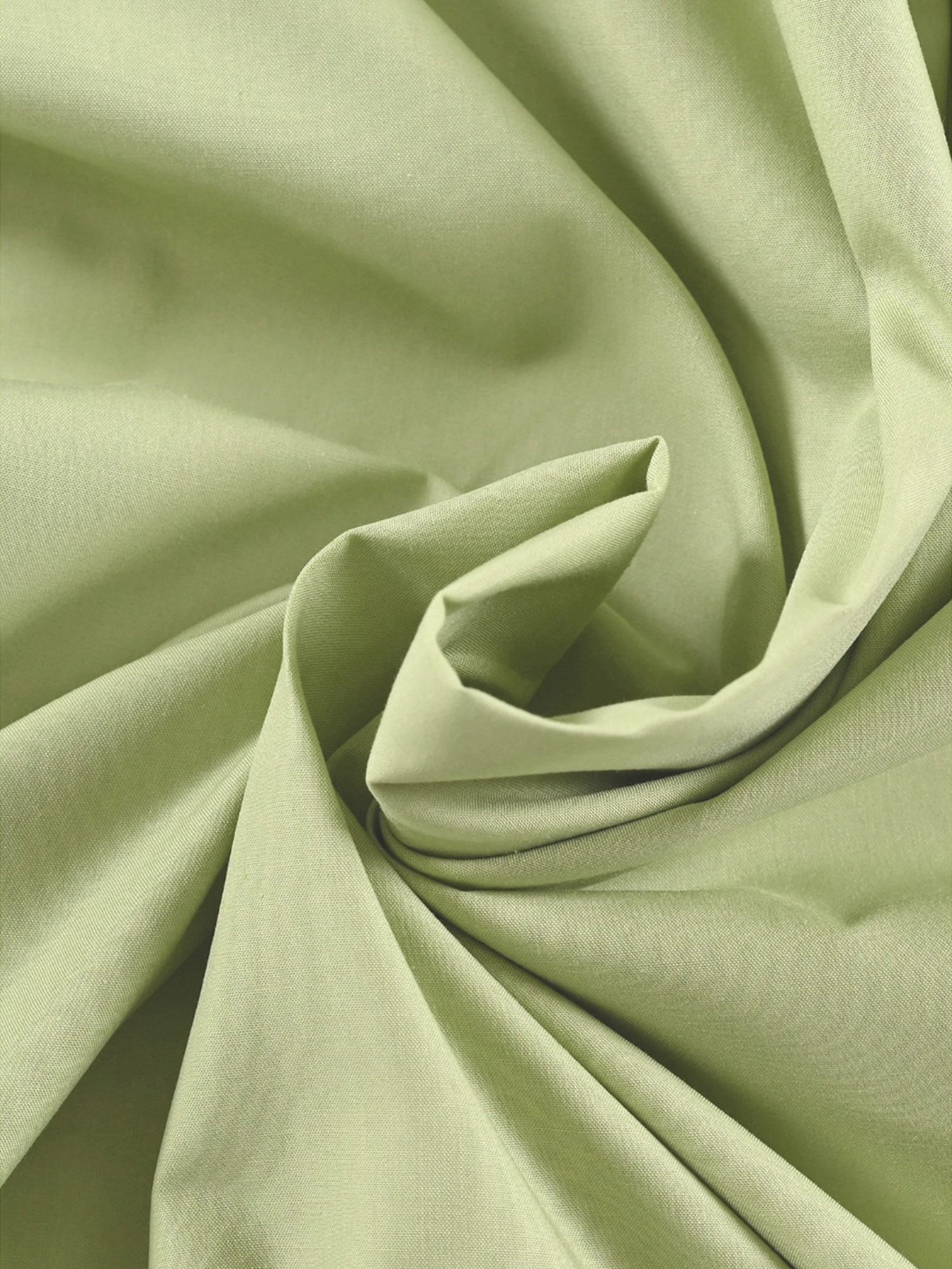 Maspar Colorart Eden Sage Green 144 TC Cotton King Bed Sheet With 2 Pillow Covers