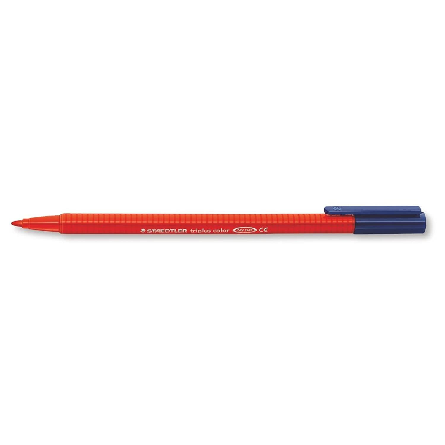 Staedtler 323 Triplus Colour Fibre-Tip Pens, 1.0 mm, Red, Pack of 10