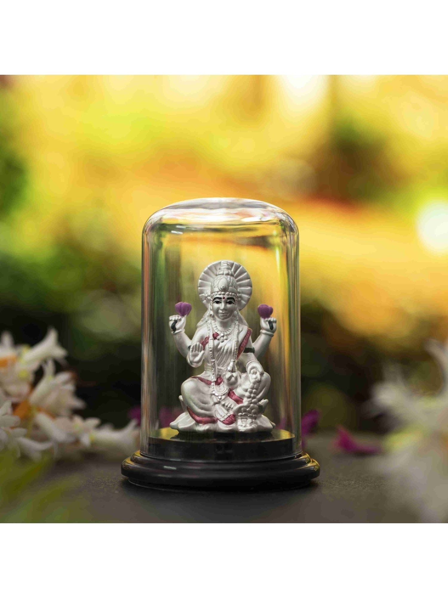 Sri Jagdamba Pearls 0.8 Silver Vishnu Idol