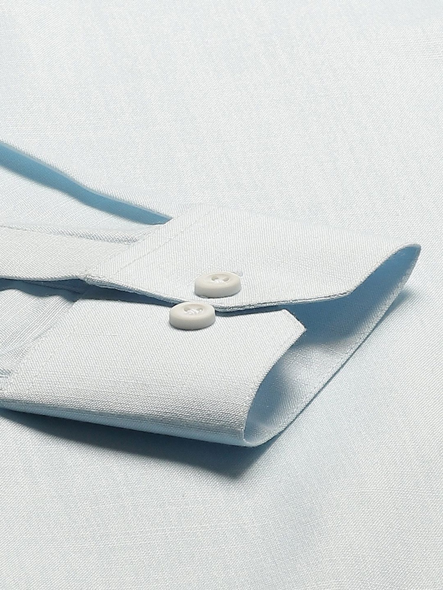 Sojanya Blue Cotton Regular Fit Shirt