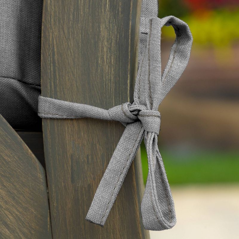 2pk Paloma Woven Outdoor Seat Cushion Gray - Arden Selections