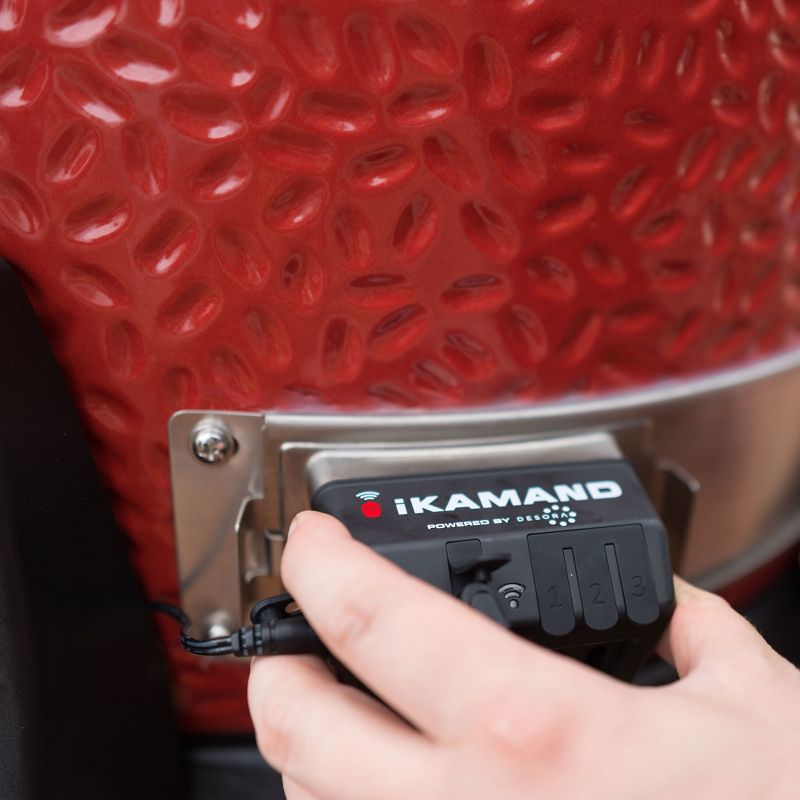 Kamado Joe High-Tech Big Joe I II and III iKamand Smart Technology Temperature Control Outside Grill Monitoring Device