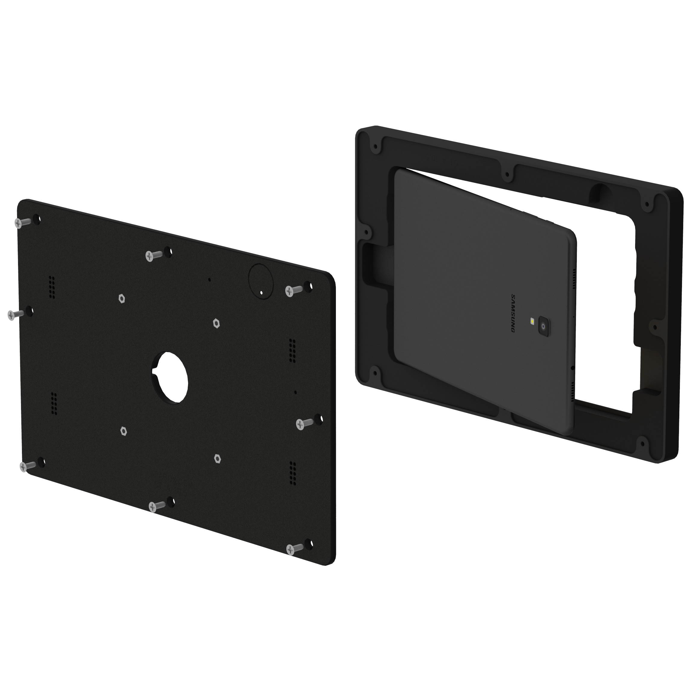 VidaMount Black VESA Enclosure compatible with Samsung Galaxy Tab A 10.5