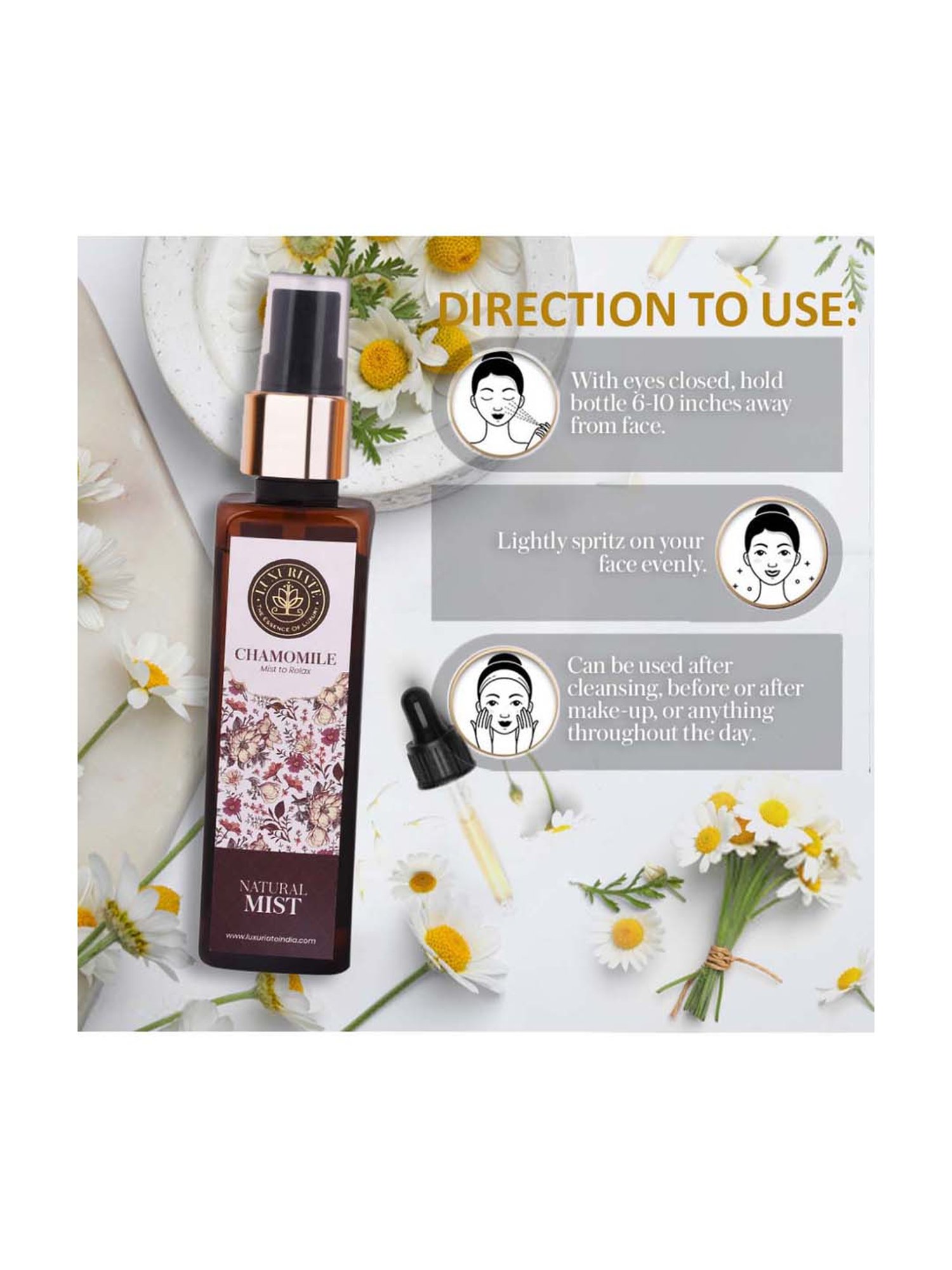 The Love Co. 100% Pure & Natural Rose Water - 100 ml