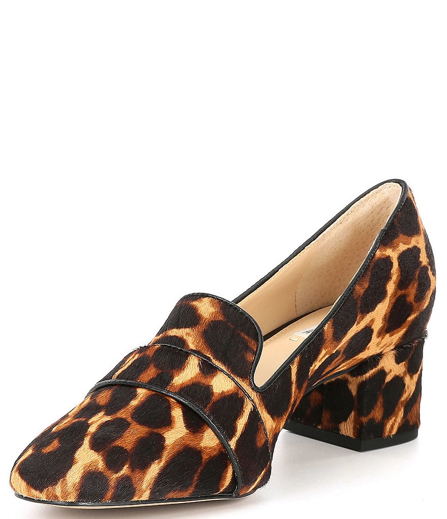 Alex Marie PerisonTwo Leopard Print Haircalf Loafers