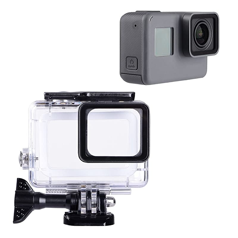 Waterproof Housing Case for GoPro Hero 9 Black with Tempered Glass Screen Protector, 45M/148FT Underwater Protective Dive Case Shell for Go Pro Hero9 Camera Accessories