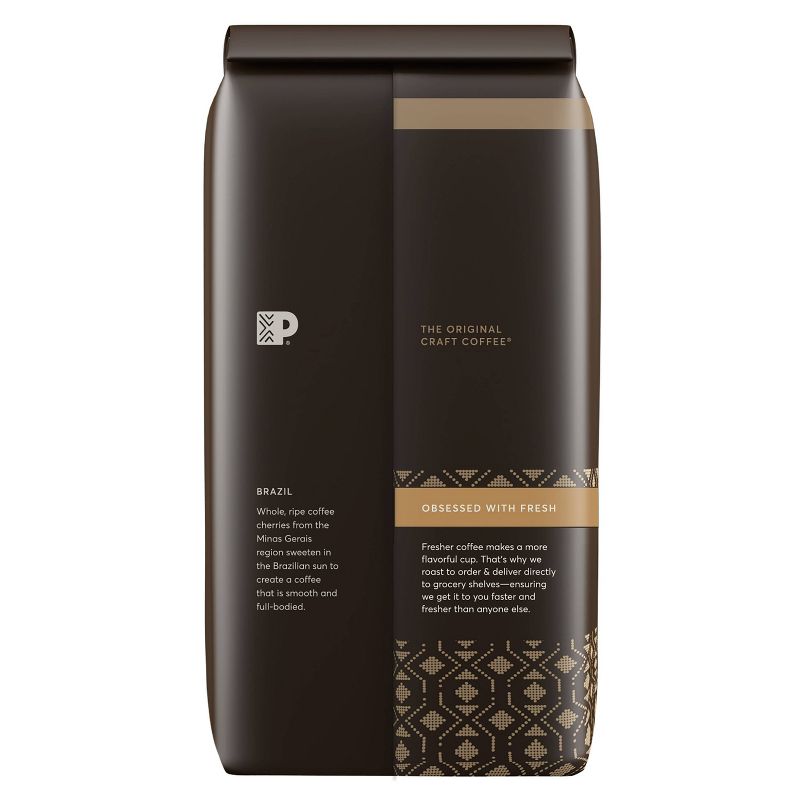 Peet's Brazil Single Origin Medium Roast Ground Coffee - 18oz