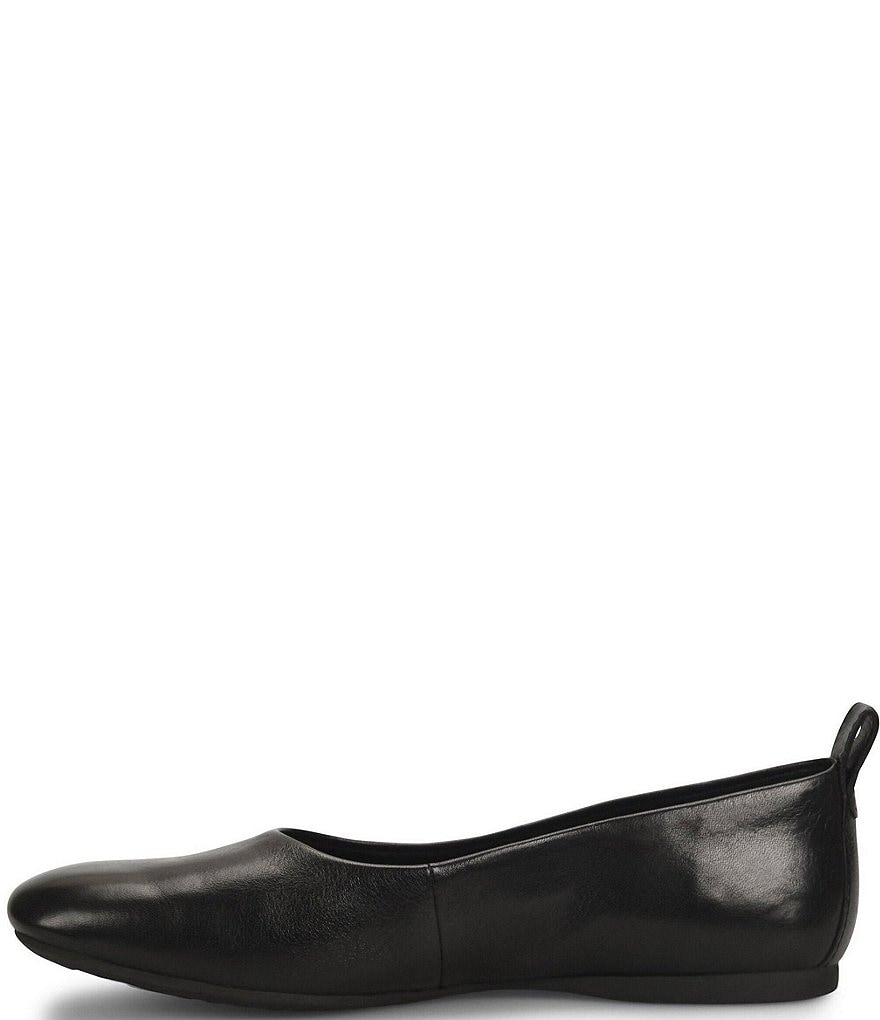 Born Beca Leather Slip-On Flats