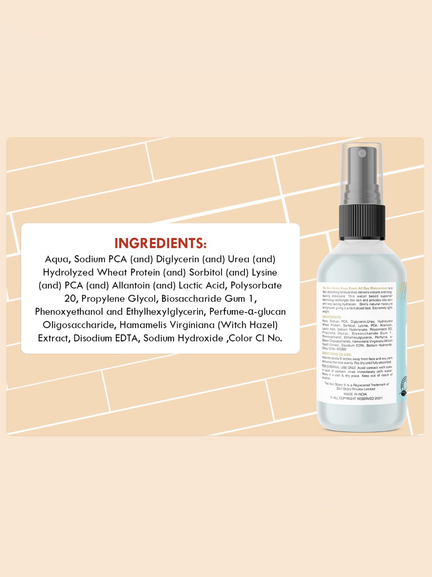 The Skin Story Hyaluronic Acid Aqua Boost All Day Moisturiser - 50 ml