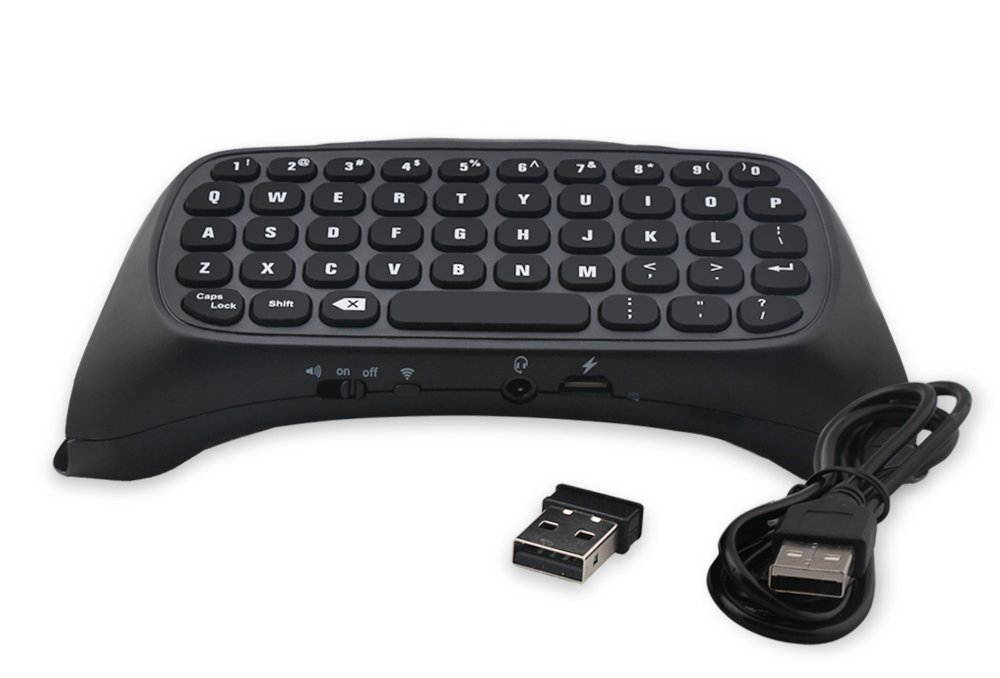 PS4 Keyboard,Prodico 2.4G Wireless Chatpad Message Keyboard for PS4 Controller