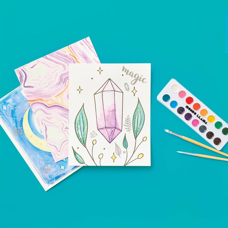 24pg Watercolor Resist Paper Set - Mondo Llama™