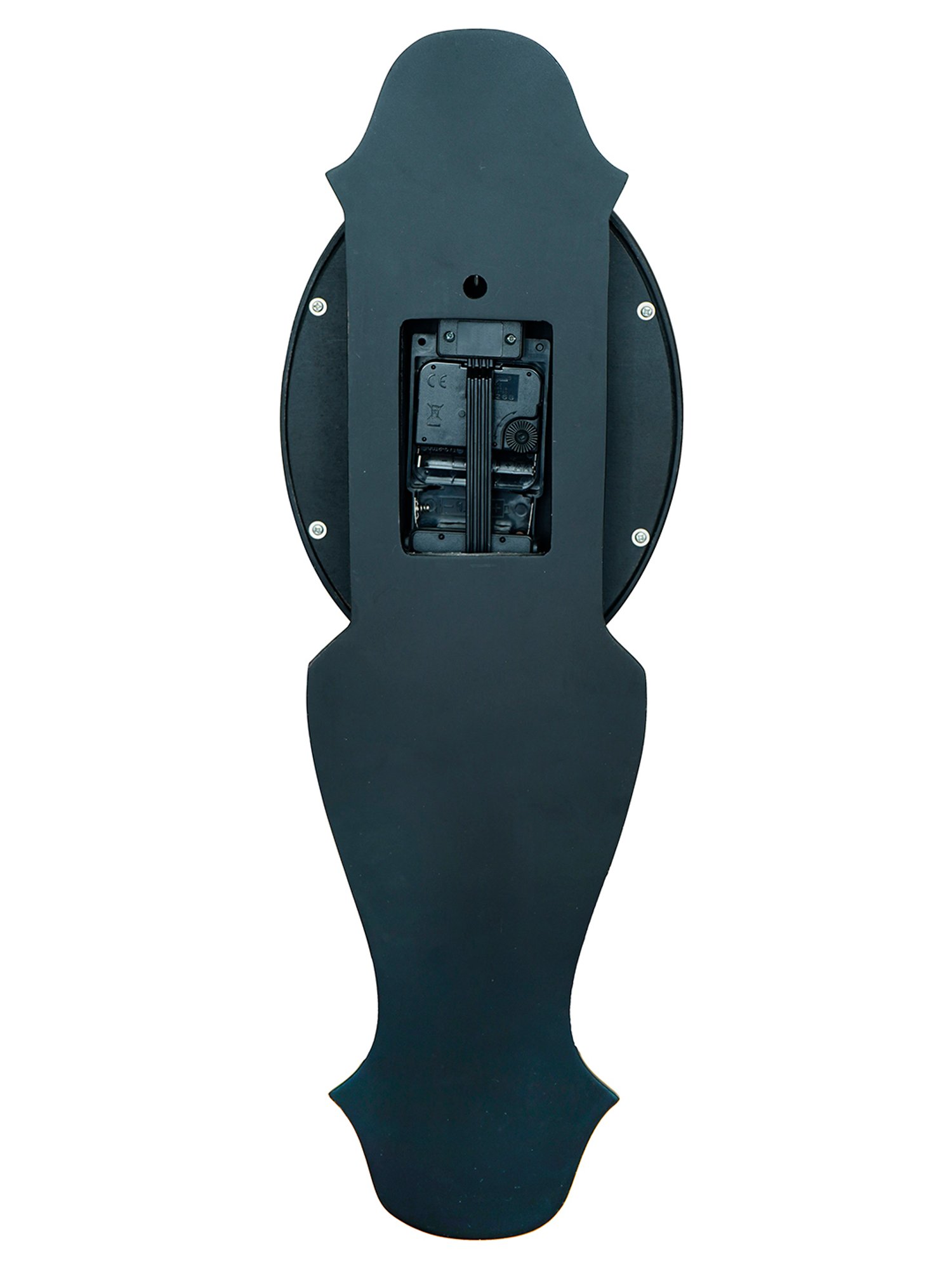 CHRONIKLE Elegant Vertical Grey Wood Wall Clock