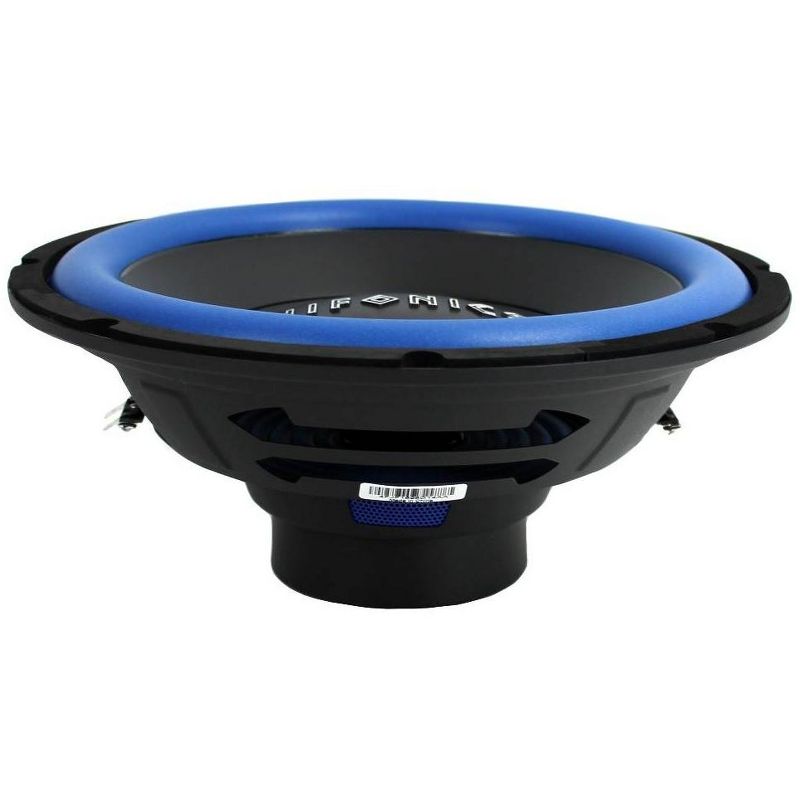 2) Hifonics ZW12D4 Zeus 12" 1200W Car Subwoofers + Mono Amplifier+Amp Kit+Box