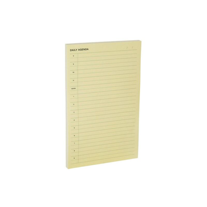 Post-it Daily Planner Notepad - Light Yellow