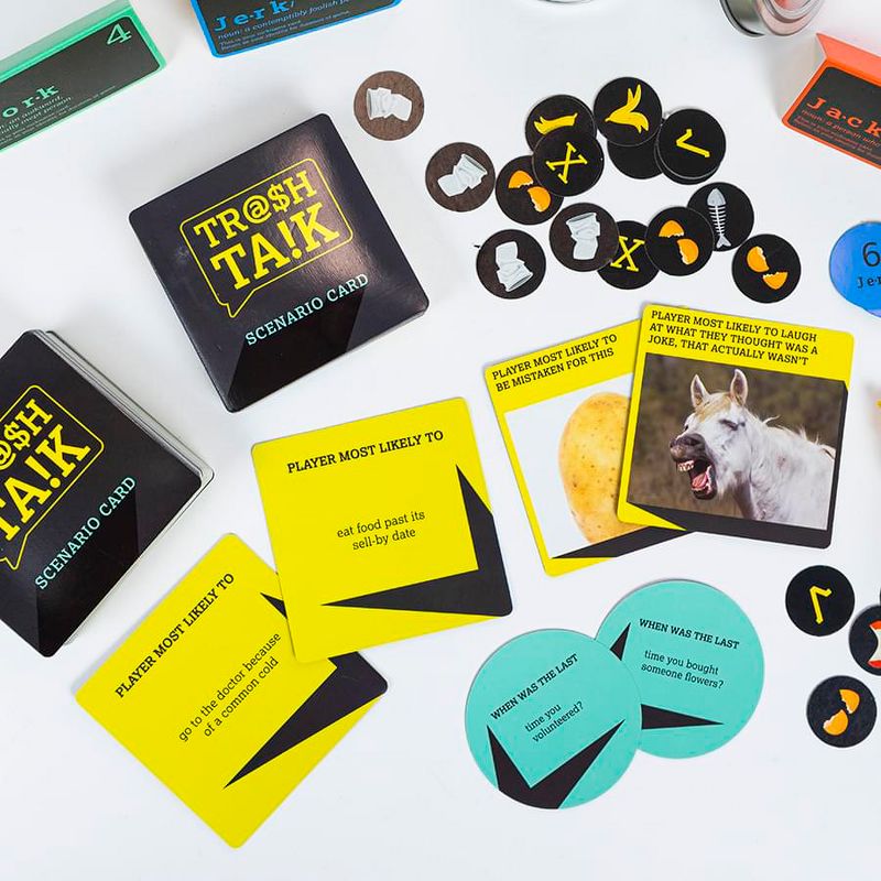 Professor Puzzle Trash Talk Adult Party Card Game