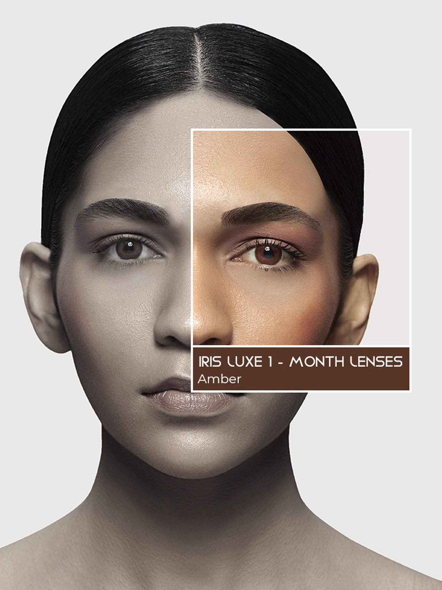 PAC IRIS LUXE One Month Lenses Amber - 1 Pair